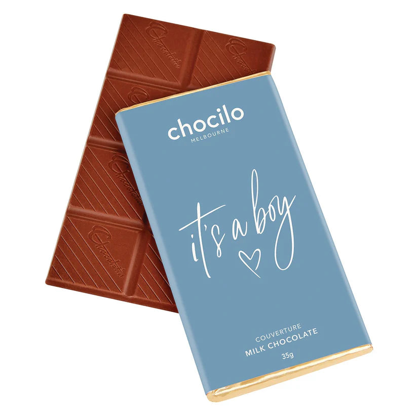 Add-on It's a boy - mini chocolate block 35g