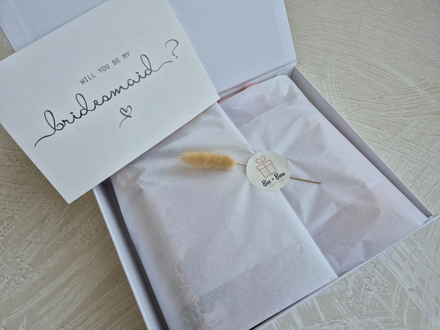 BUBBLES AND BOWS - Bridesmaid Proposal Gift Box
