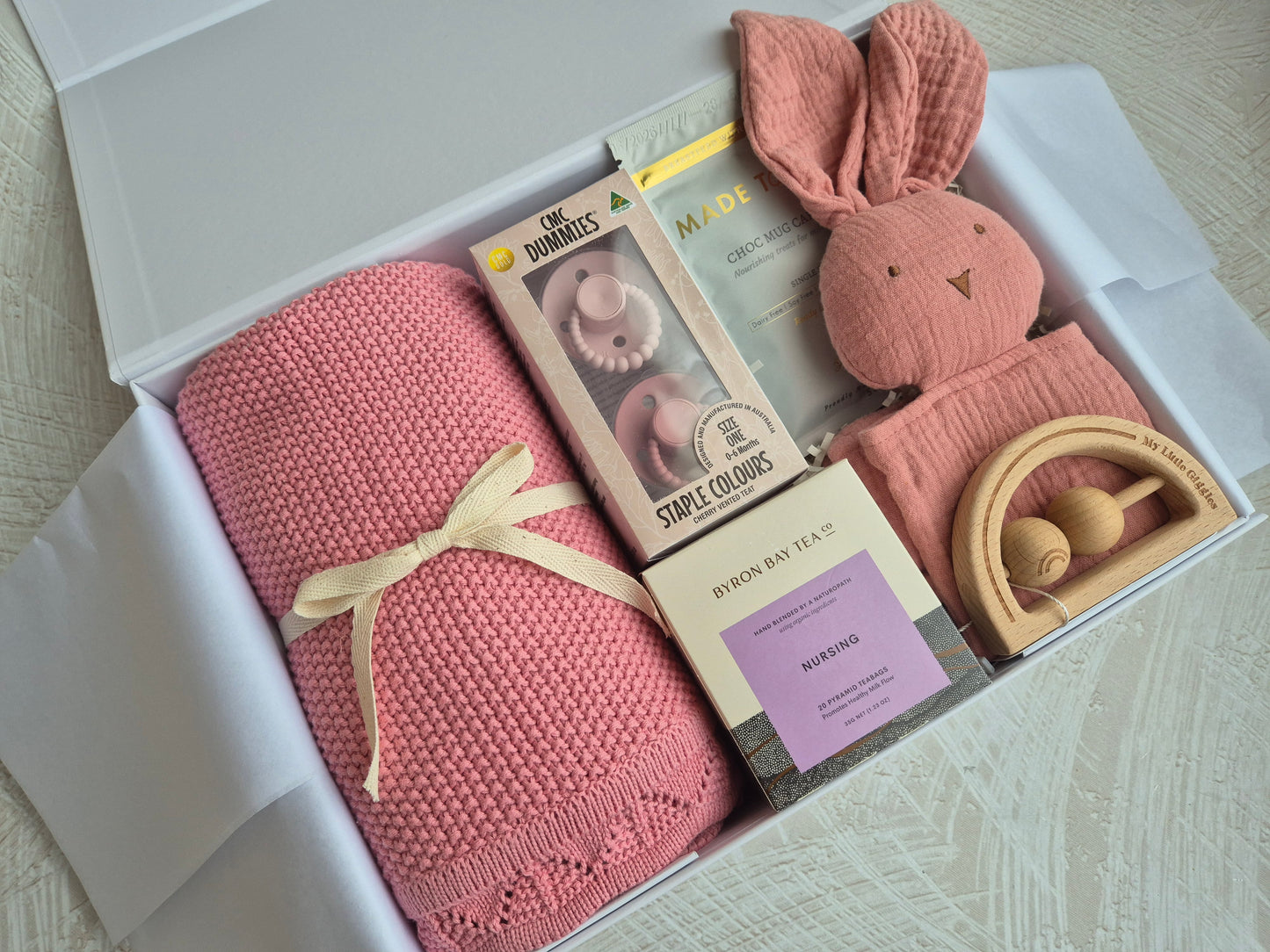 PINK SNUGGLES - Mum and Baby Girl Gift Hamper