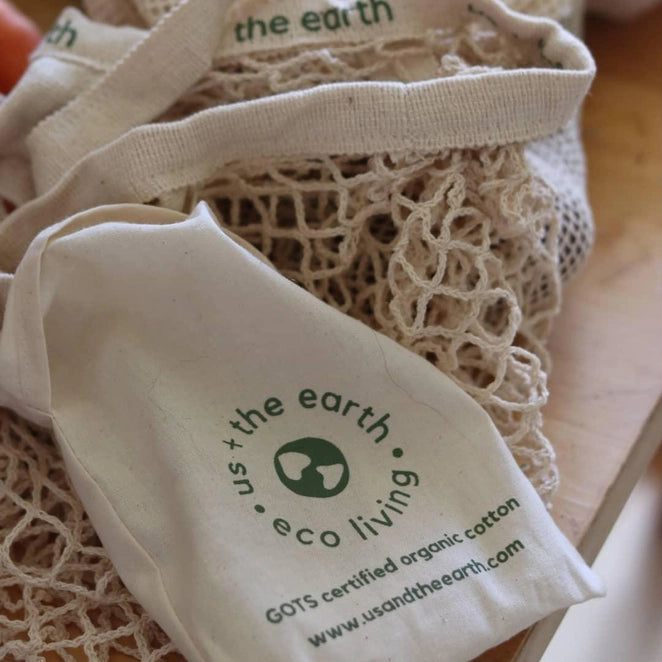 Add-on Mesh cotton reusable market tote