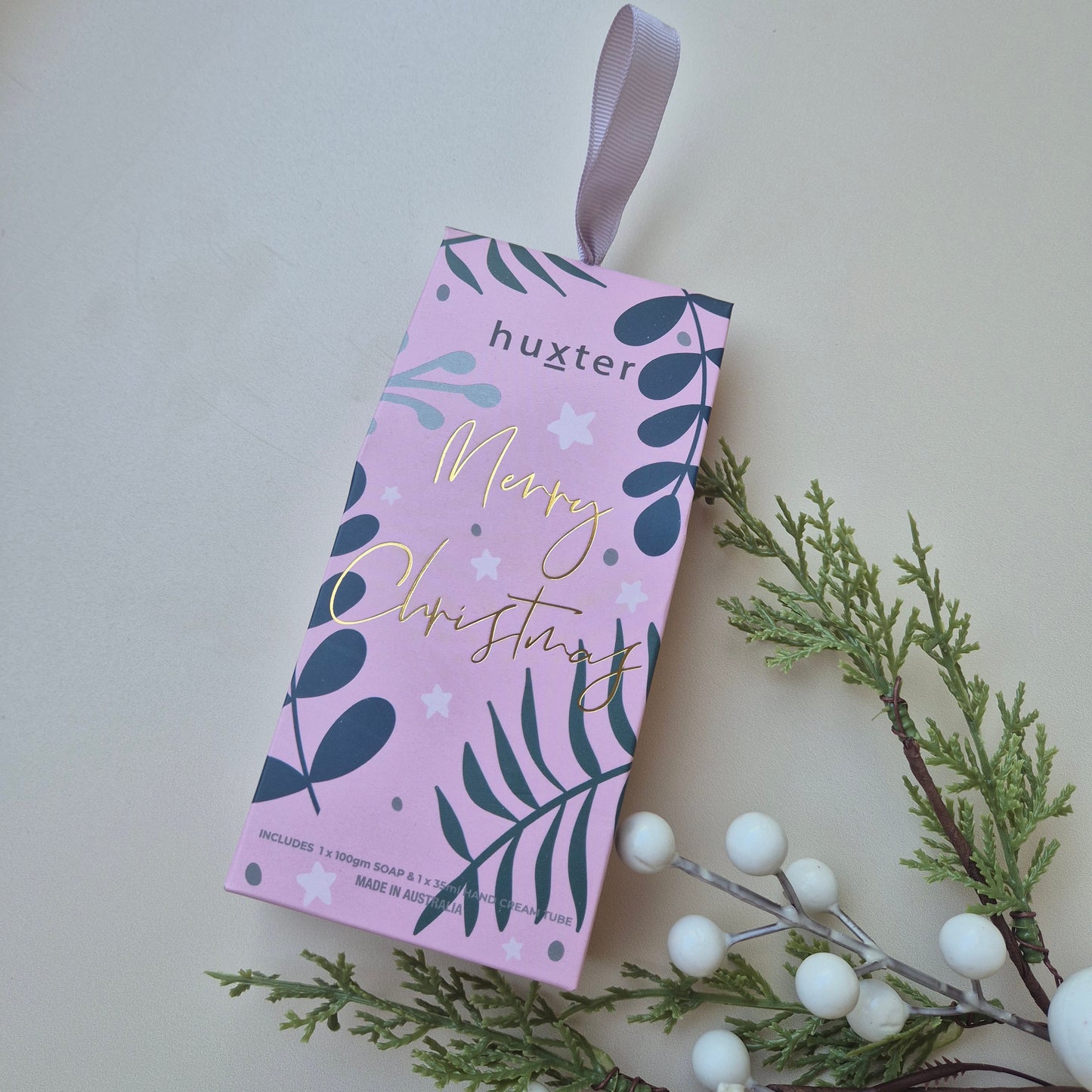 Add-on Huxter Merry Christmas Soap & Hand Cream Gift Box
