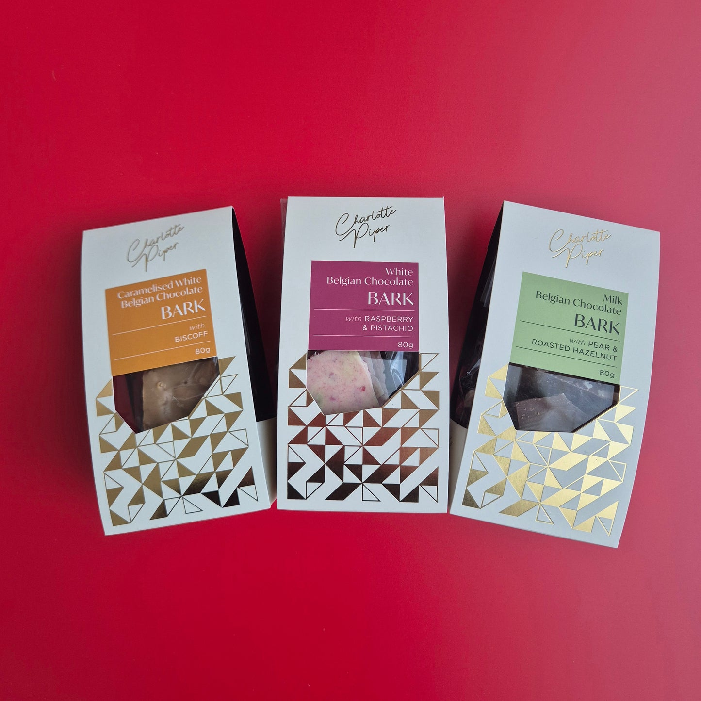 Add-on Charlotte Piper Belgian Chocolate Bark 80g