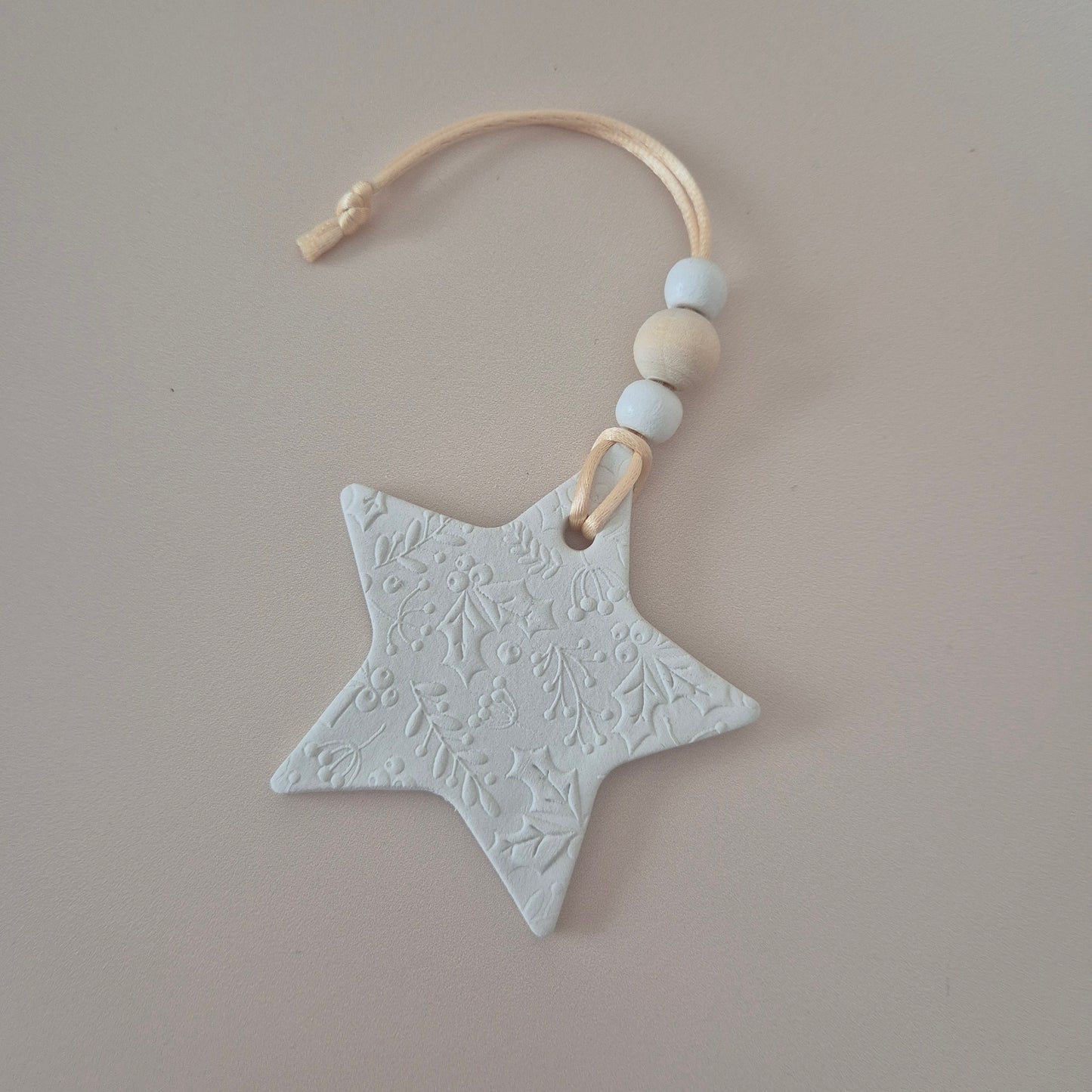 Add-on Clay Christmas Star Ornament