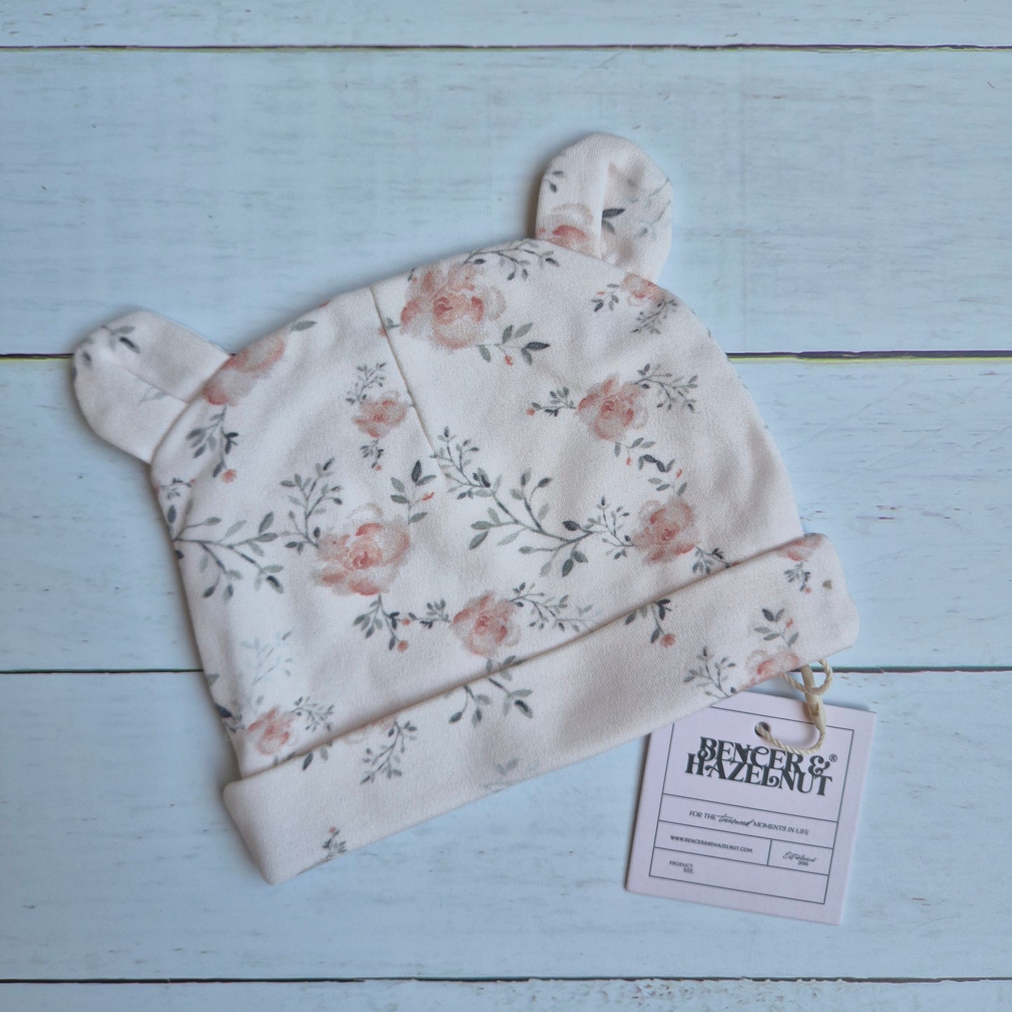 Add-on Floral Baby Beanie