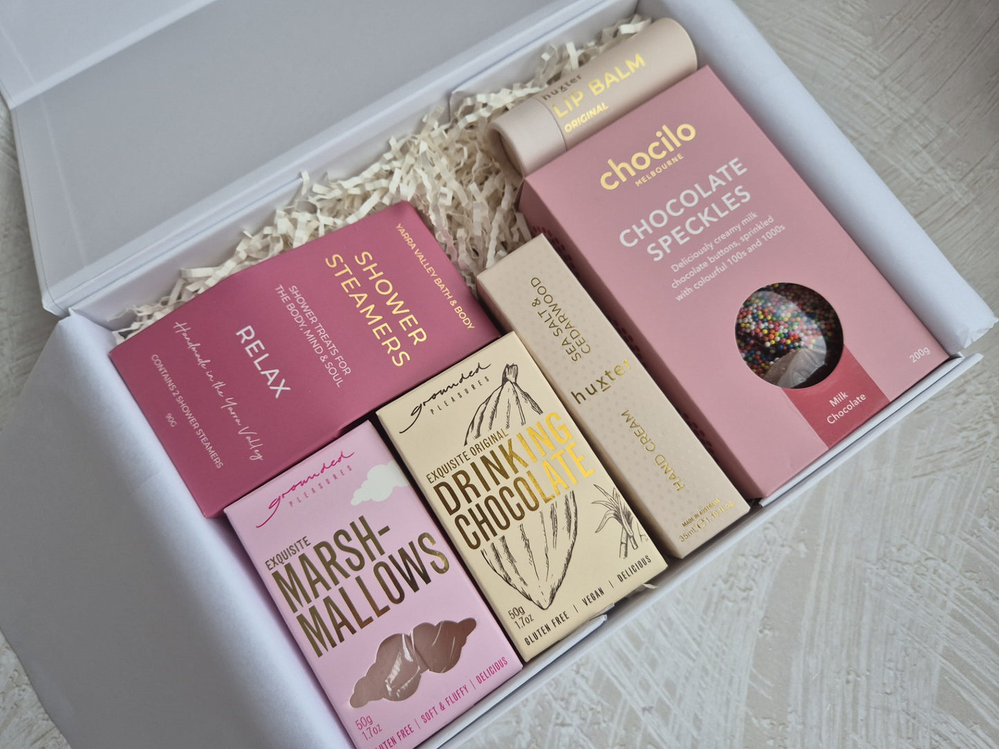 RELAXING MOMENTS HOT CHOCOLATE - Self Care, Pamper, thinking of you, birthday hamper