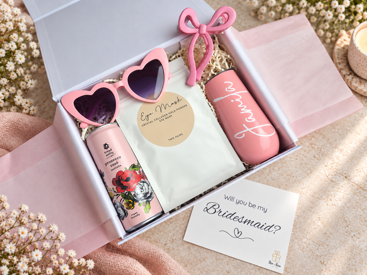 BUBBLES AND BOWS - Bridesmaid Proposal Gift Box