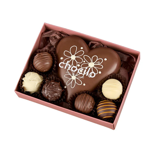 Add-on Chocilo Melbourne Flower Design gift box 110g