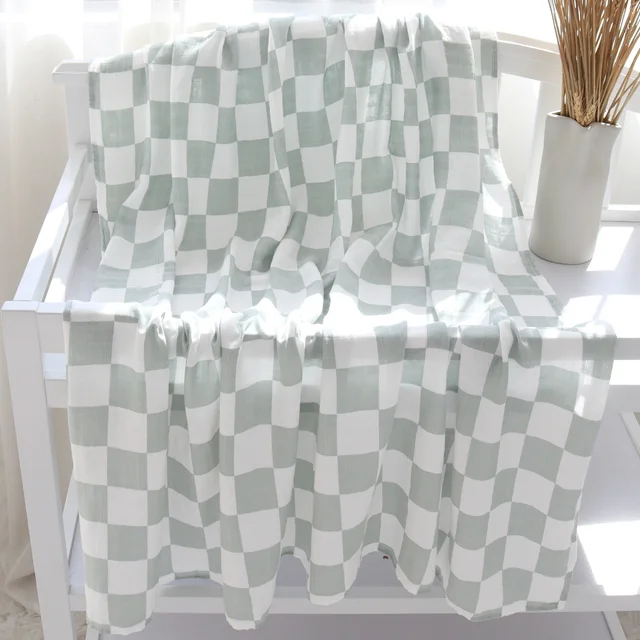 Deluxe Baby Boy Hamper SAGE CHECK