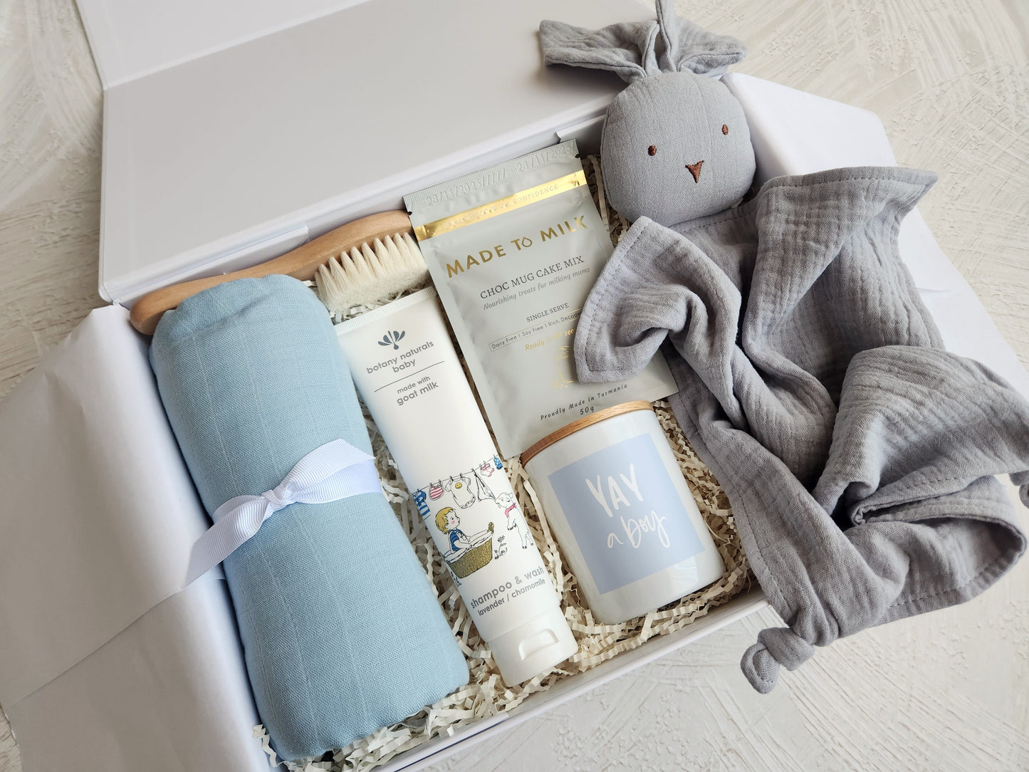 Deluxe Baby Boy Hamper YAY A BOY!