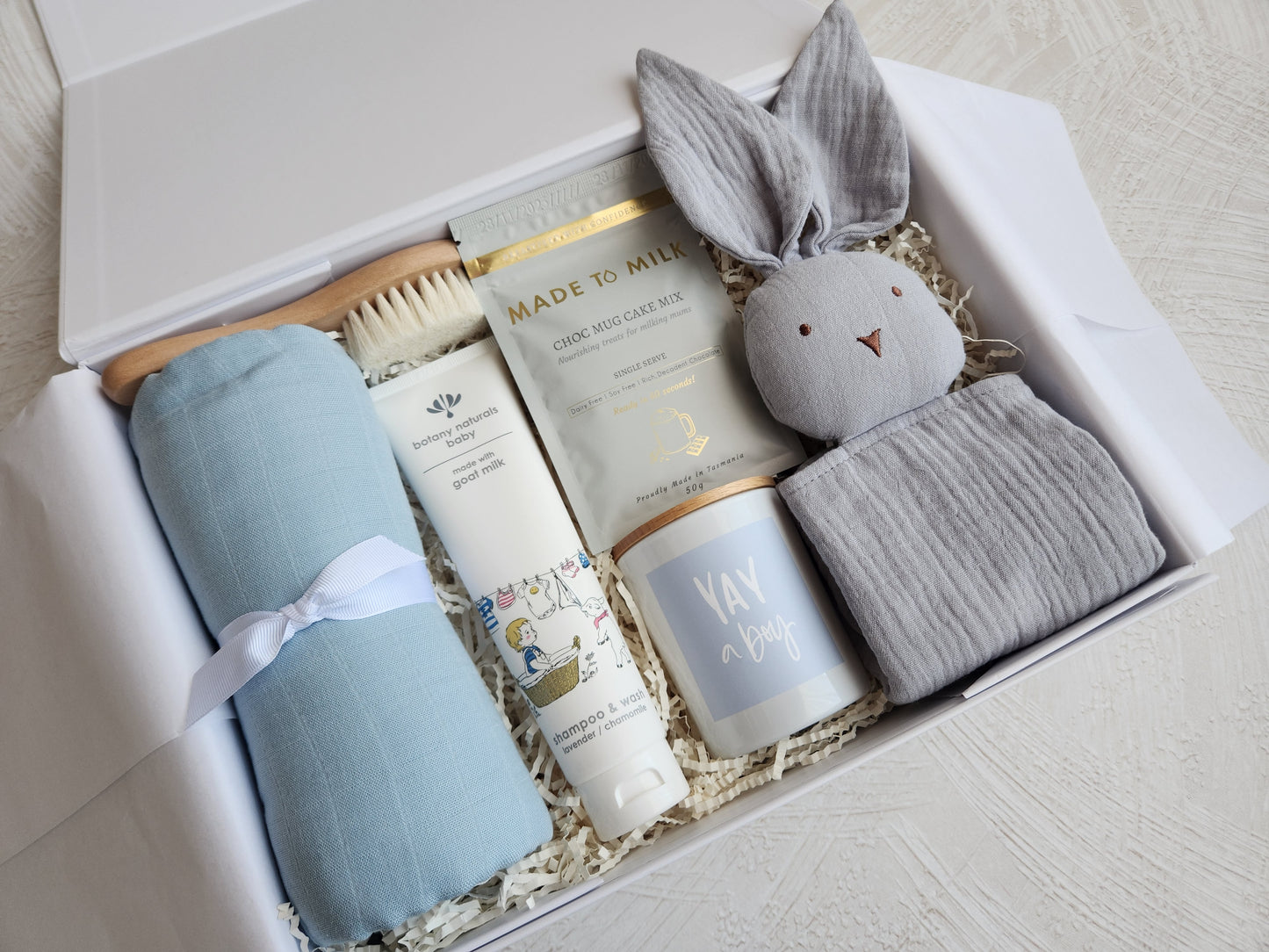 Deluxe Baby Boy Hamper YAY A BOY!