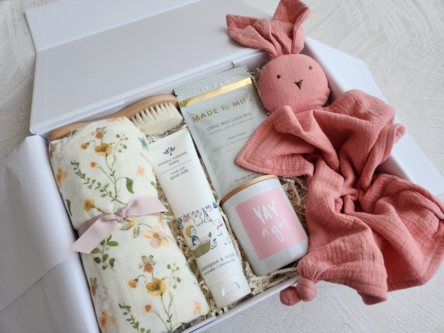 Deluxe Baby Girl Hamper WILDFLOWER GARDEN