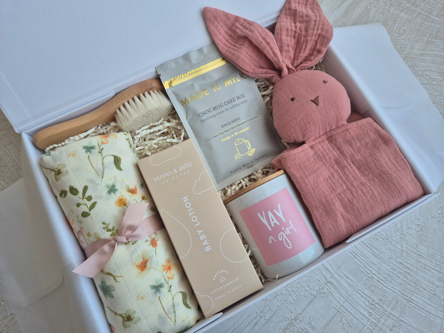 Baby Girl Gift Hamper - BLOOMS & BUNNY
