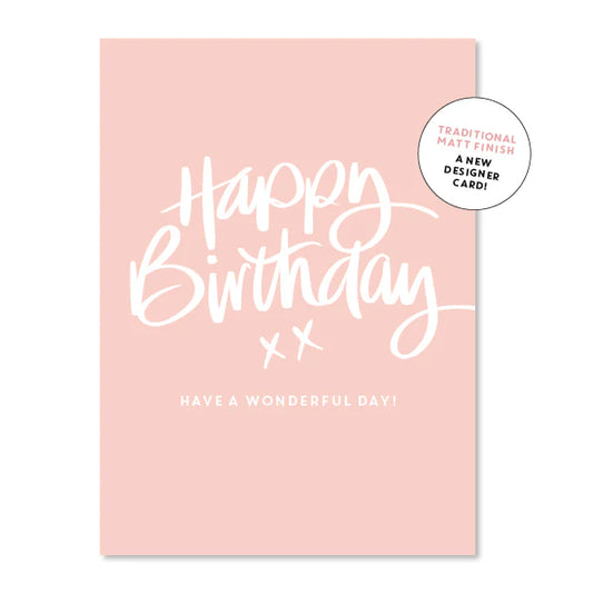 Add-on Card Happy Birthday xx