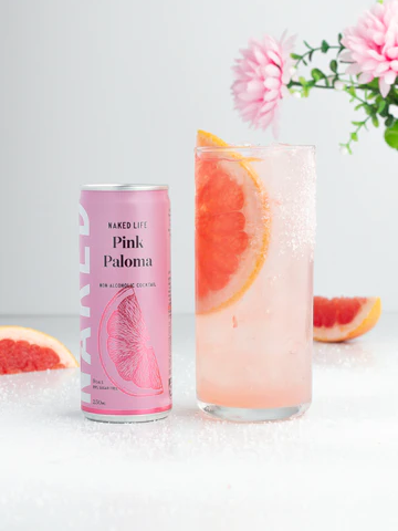 Add-on Naked Life Non-Alcoholic Pink Paloma Can