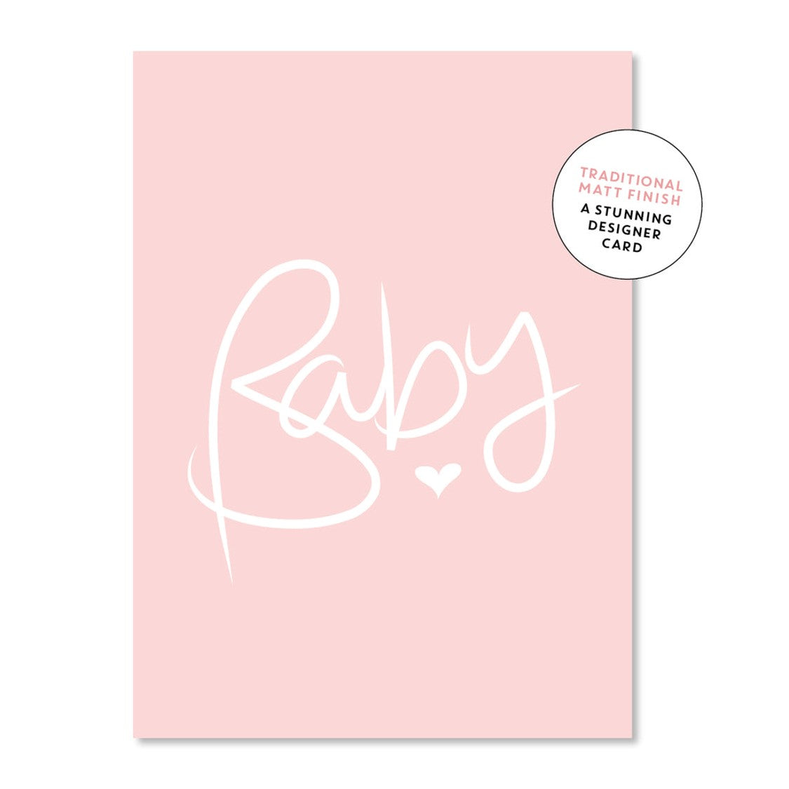 Add-on Card Pink Baby