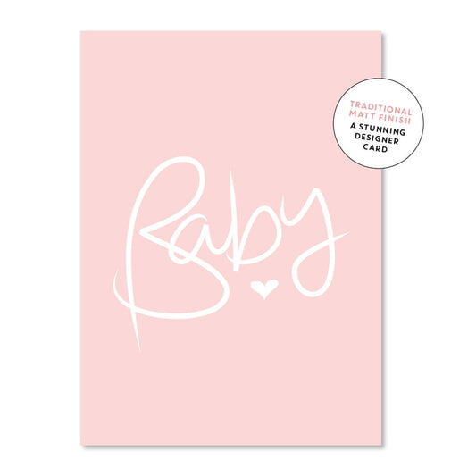 Add-on Card Pink Baby