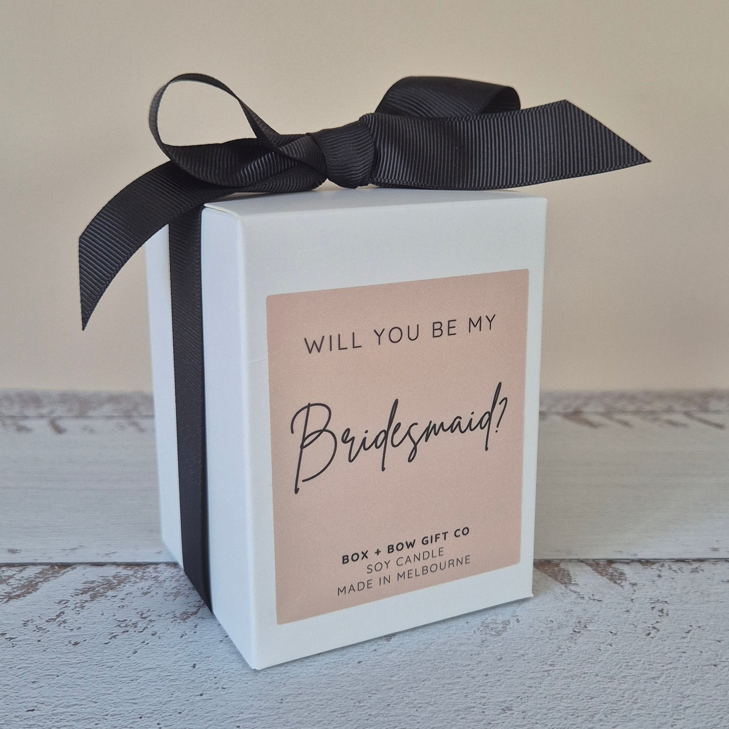 Bridesmaid Proposal Candle