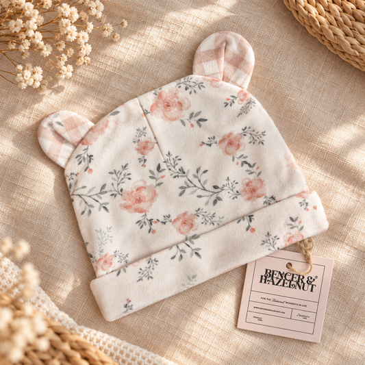 Add-on Floral Baby Beanie