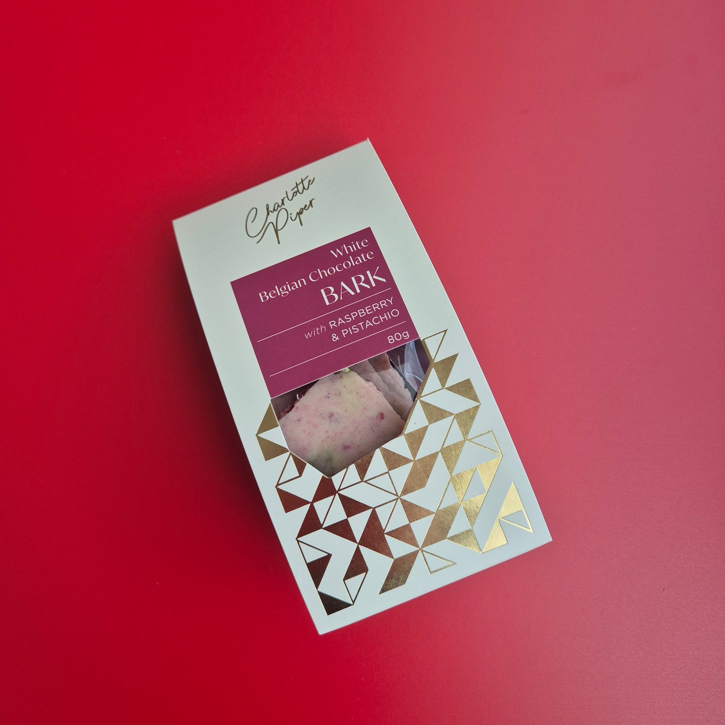 Add-on Charlotte Piper Belgian Chocolate Bark 80g