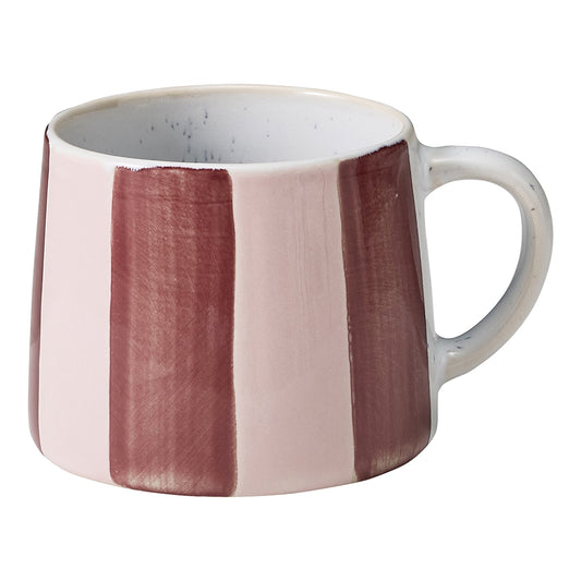 Add-on Porto Homewares Carnevale Mug - Berry Stripe