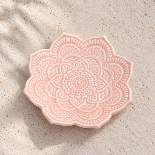 Add-on Mandala Ceramic Trinket Dish (perfect for the shower steamers)
