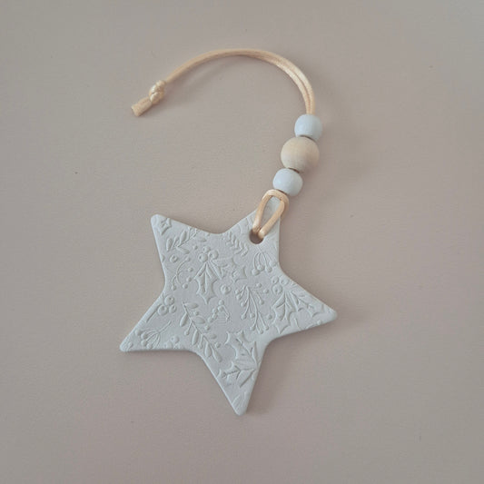 Add-on Clay Christmas Star Ornament
