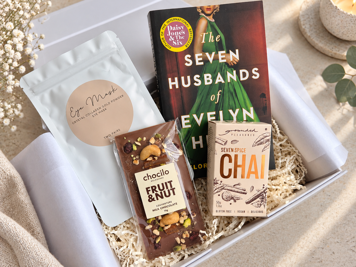READ AND RECHARGE - Pamper, Book, Thinking of you, Thank You, Get Well Gift Hamper