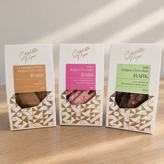 Add-on Charlotte Piper Belgian Chocolate Bark 80g