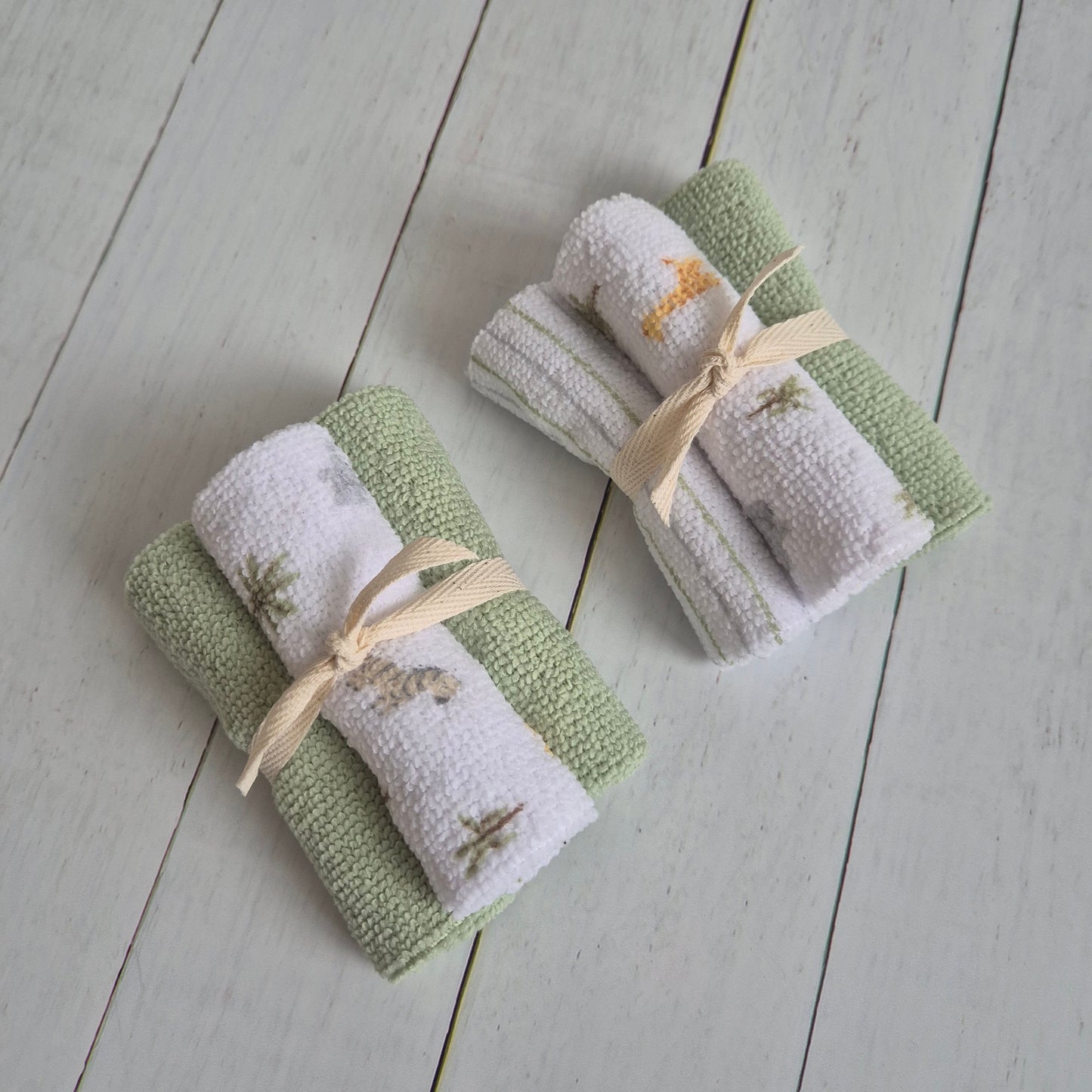 Add-on Trio of baby wash cloths - boy