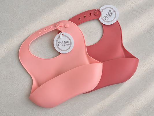 Add-on Baby Silicone Bib - discontinued colours