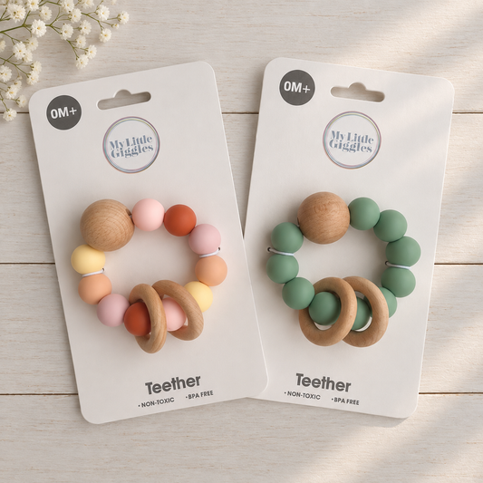 Add-on Silicone Ring Teether by My Little Giggles