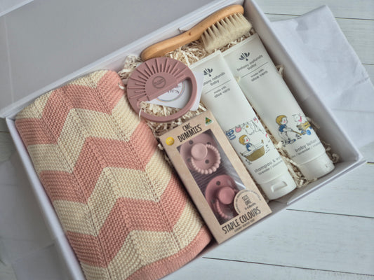 SNUGGLE & SOOTHE ROSE -Baby Girl Gift Hamper