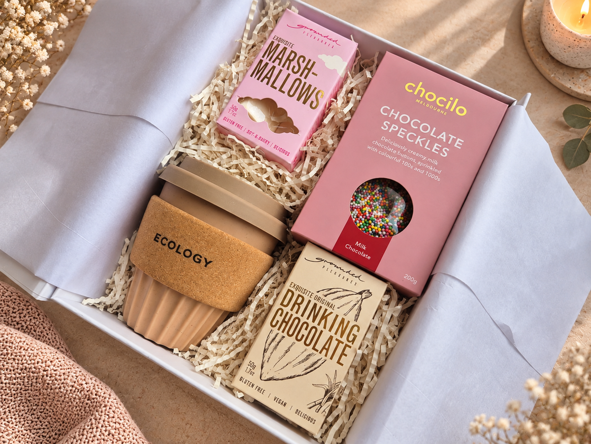 WARM HUGS - Thinking of you, Chocolate Lovers, Get Well, Pamper Gift Hamper