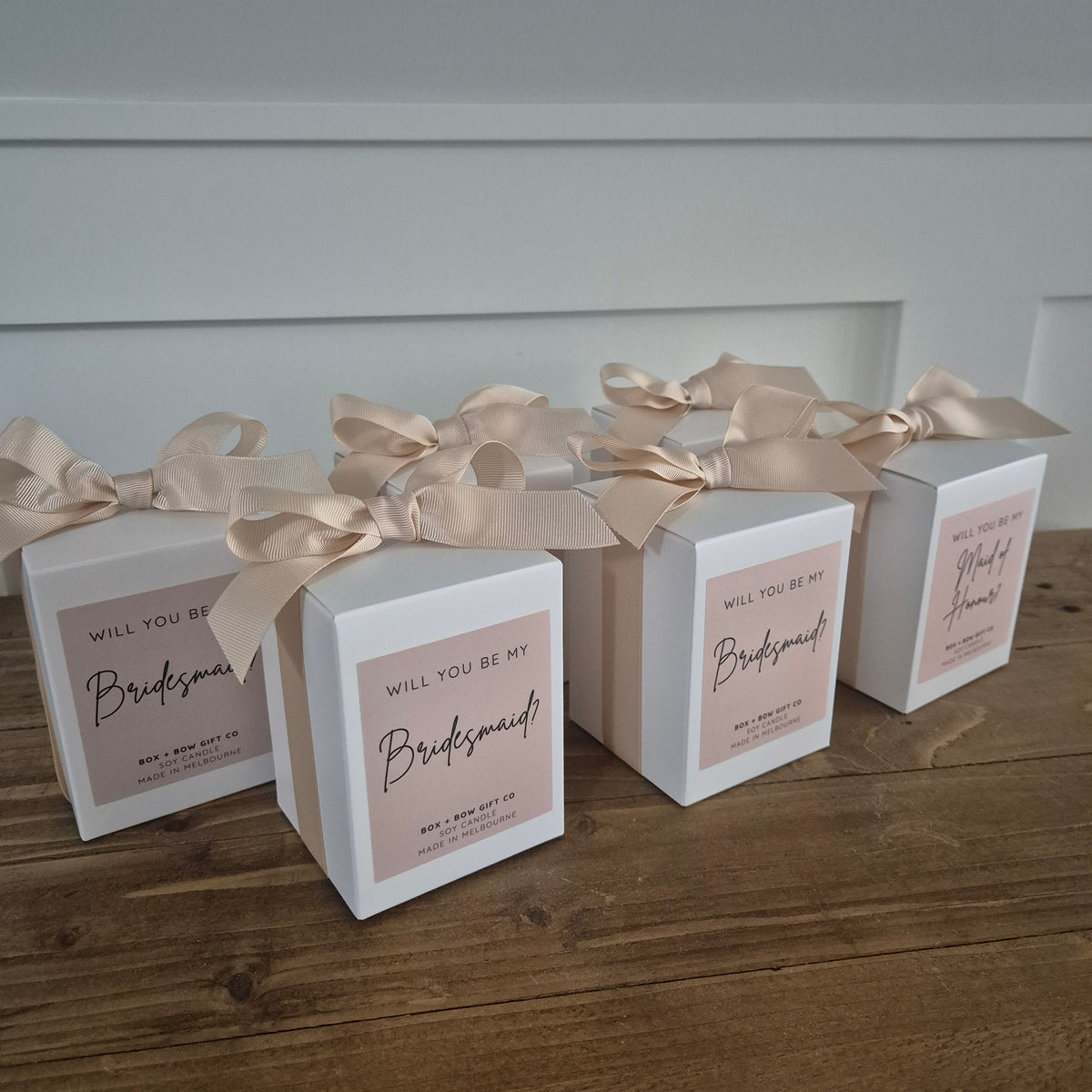 Bridesmaid Proposal Candle