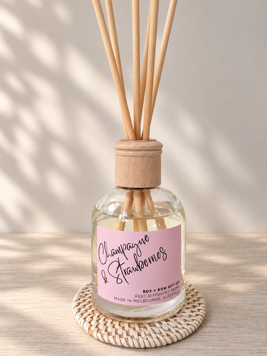 Add-on Reed Diffuser Champagne & Strawberries
