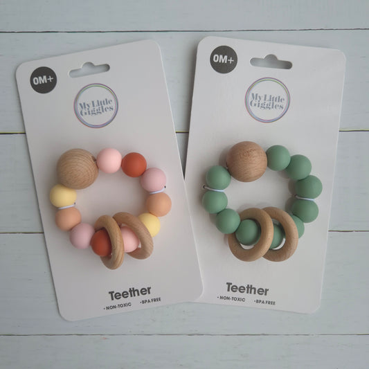 Add-on Silicone Ring Teether by My Little Giggles
