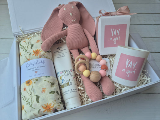 YAY A GIRL! - Baby Girl Gift Hamper