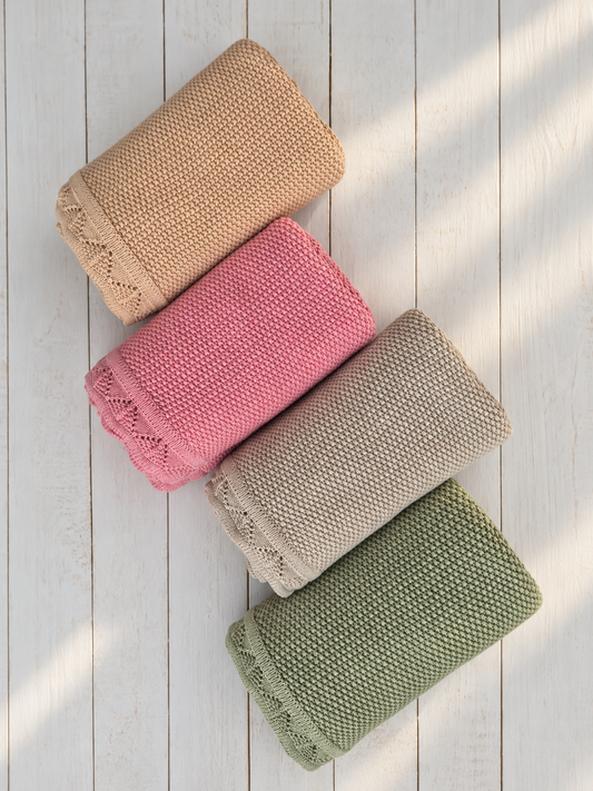 Add-on Baby Cotton Knit Blanket