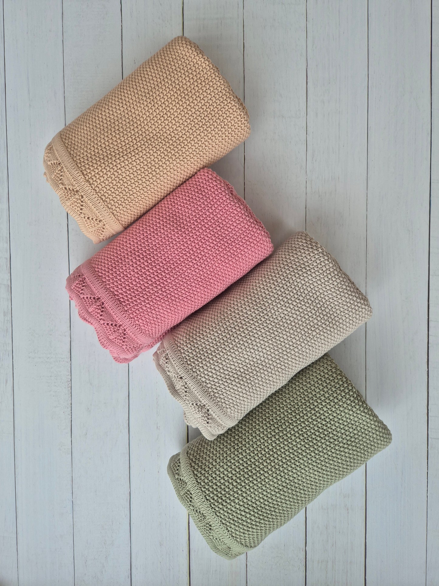 Add-on Baby Cotton Knit Blanket