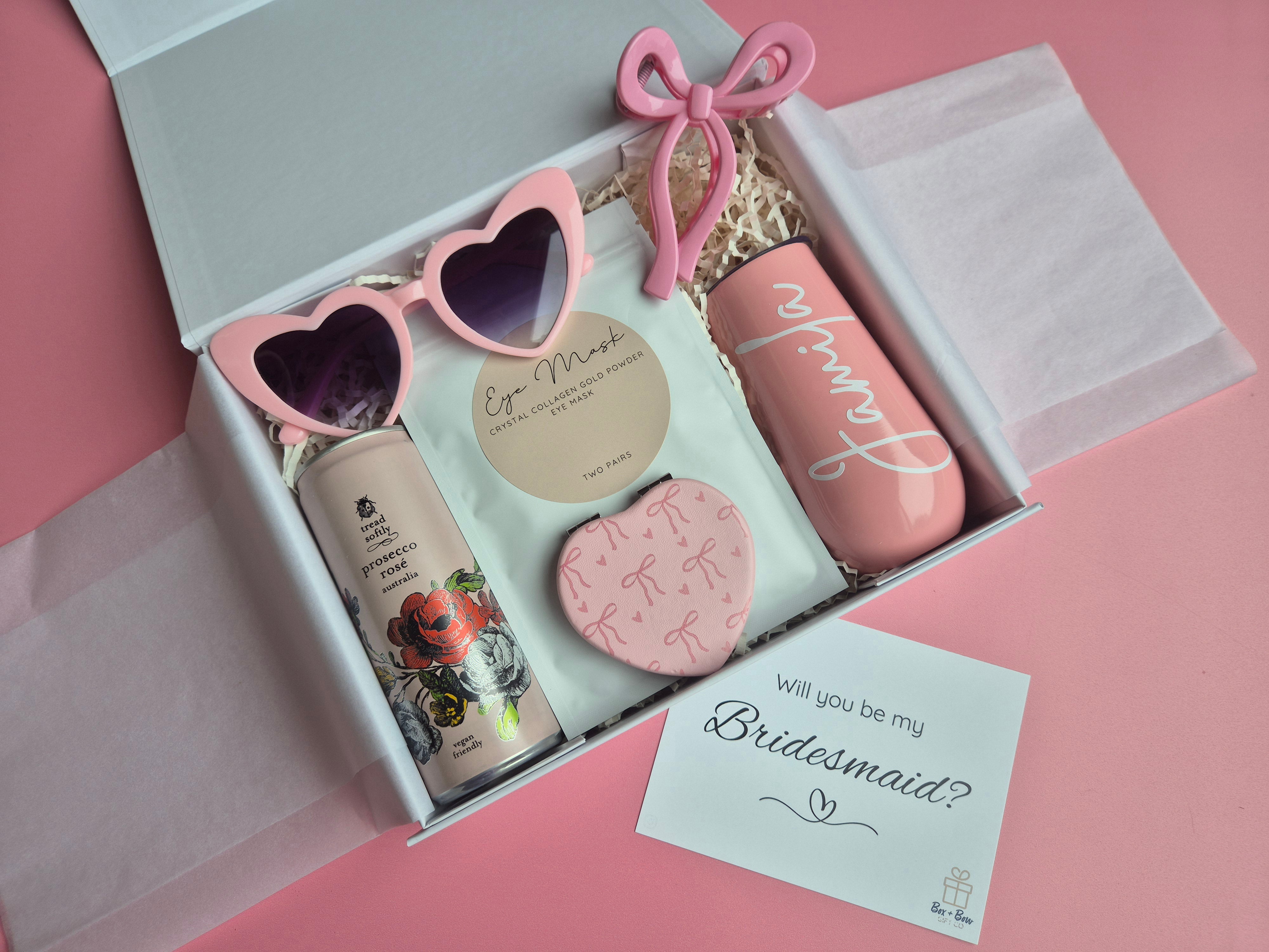 BUBBLES AND BOWS - Bridesmaid Proposal Gift Box – boxandbowgiftco