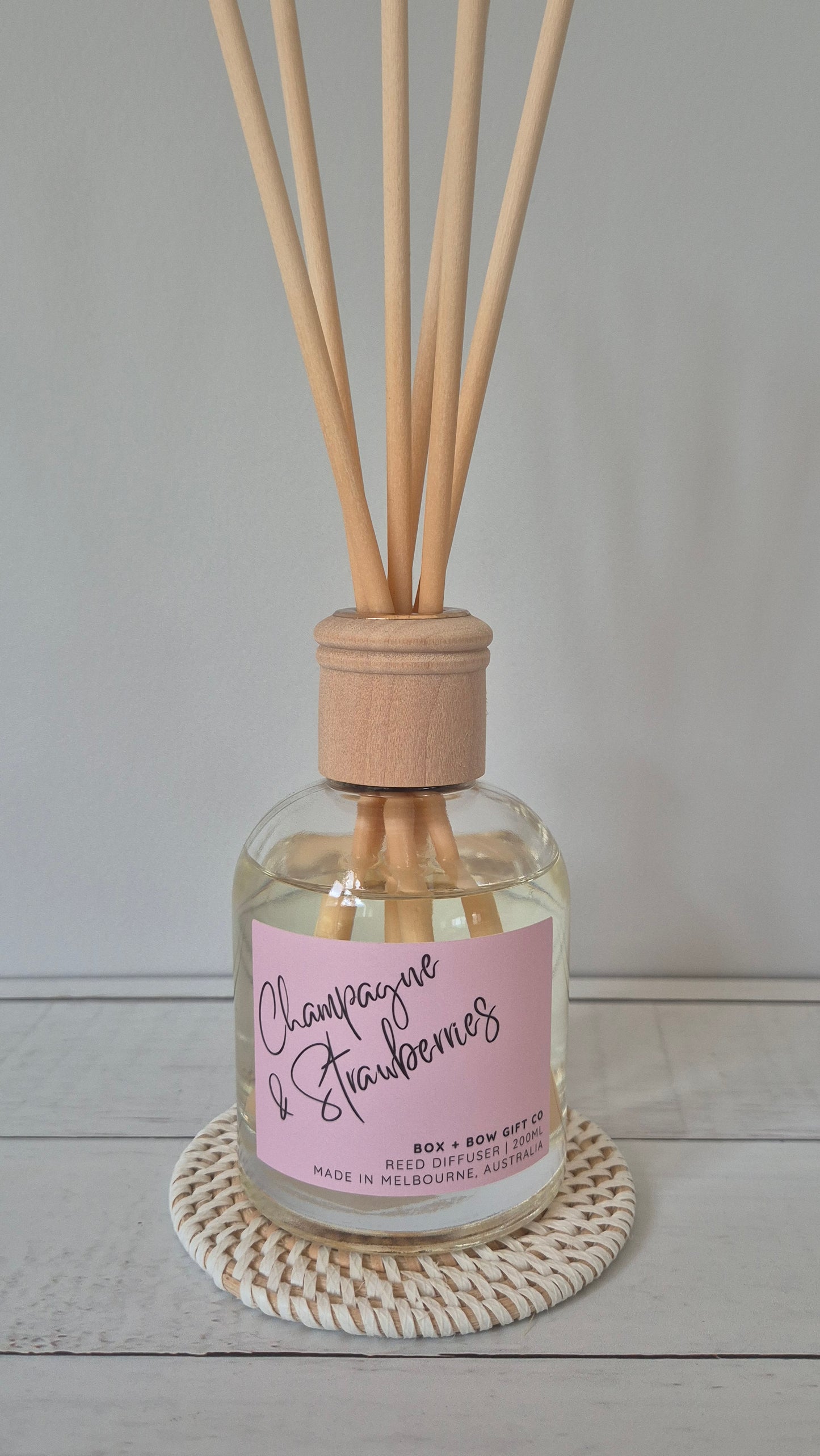Add-on Reed Diffuser Champagne & Strawberries