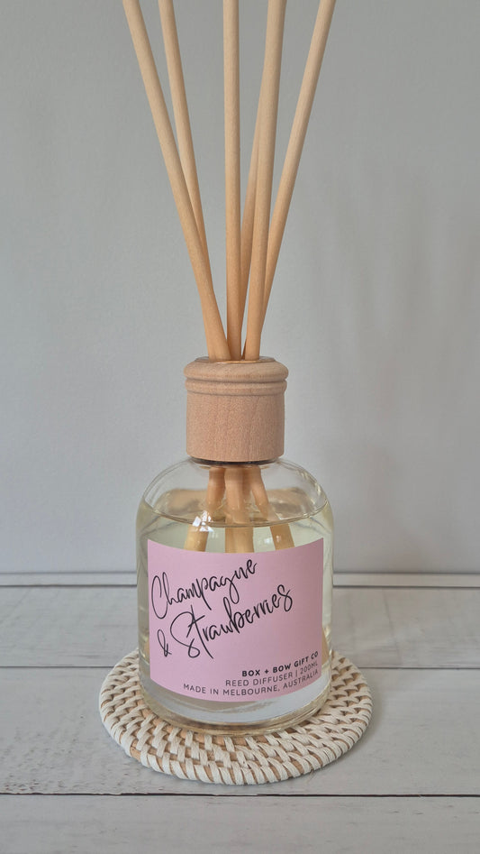 Add-on Reed Diffuser Champagne & Strawberries